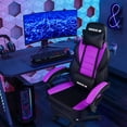 thumbnail image 3 of Waleaf Gaming Chair, Ergonomic Heavy Duty Design, Gamer Chair with Footrest and Lumbar Support, Large Cushion High Back Office Chair, Big and Tall Computer Chair, 3 of 8