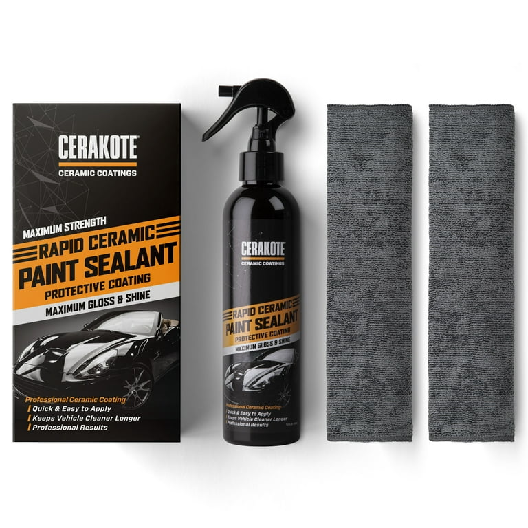  CERAKOTE® Rapid Ceramic Paint Sealant (12 oz.) – Now 50% More  With a Premium Sprayer! - Maximum Gloss & Shine – Extremely Hydrophobic –  Unmatched Slickness - Pro Results : Automotive
