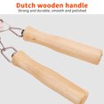 thumbnail image 4 of Double Dutch Jump Ropes with Wood Handle 5m Long Cotton Skipping Rope Wear Resistance Macrame Rope for Outdoor Activities Kids Adults, 4 of 9
