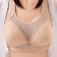 thumbnail image 2 of IROINNID Women's Push-Up Bras Solid Plus Size Front Deduction Breath Non-Steel Ring Non-Magnetic Buckle Underwear, 2 of 4