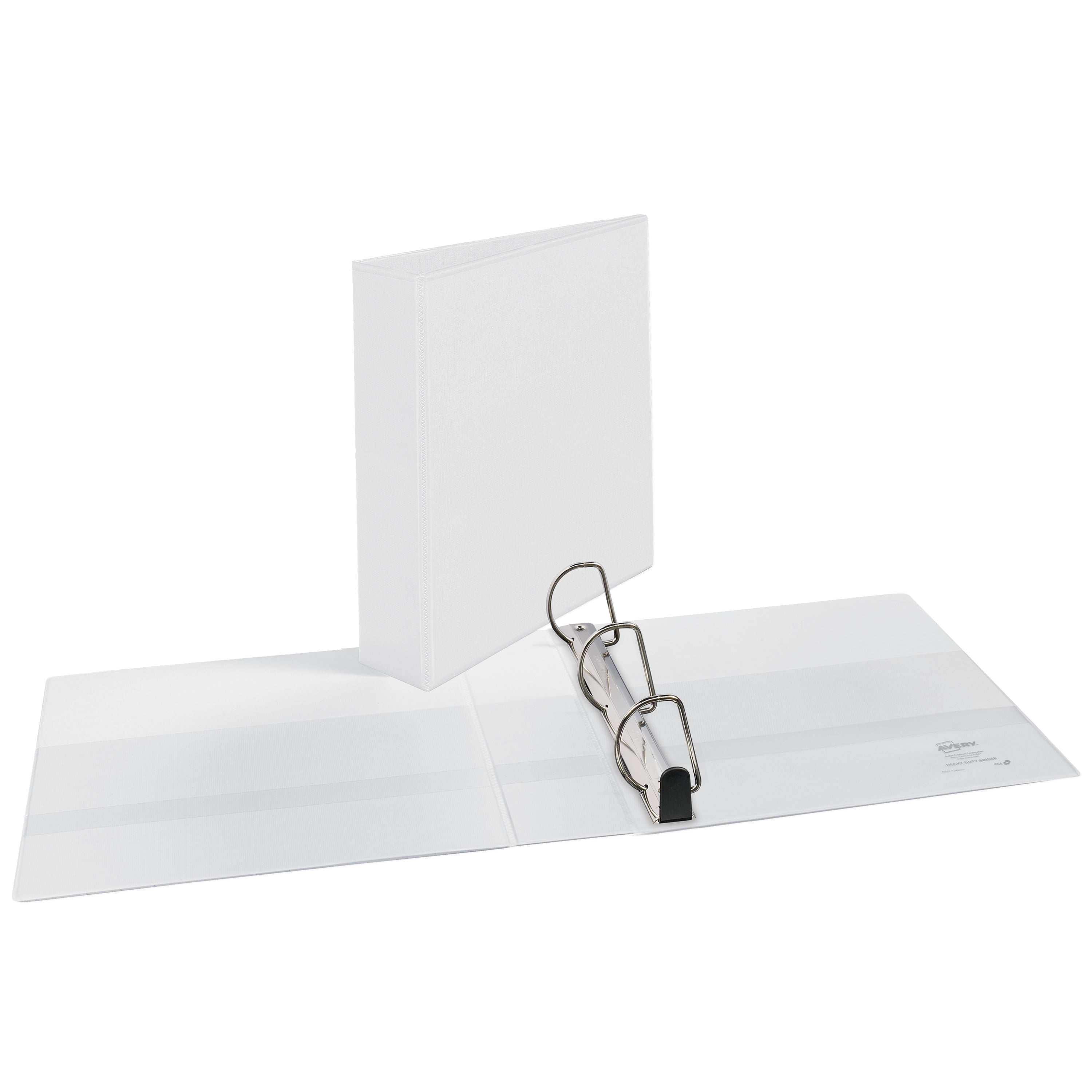 Avery Heavy-Duty View Binder, 2" One Touch Slant Rings, 1 White