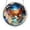 A004- Style D, variant on Acrylic Puzzle Suncatcher, Stained Glass Galaxy Forest Design, 1 Hanging Pendant, Window Wall Decoration for Home