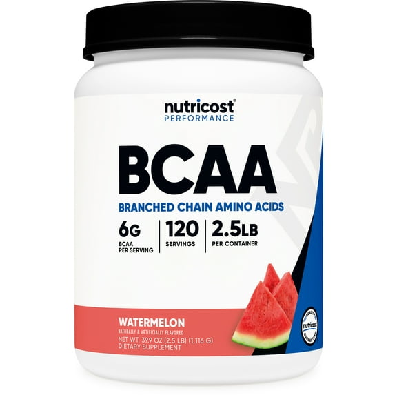 Nutricost BCAA Powder 2:1:1 (Watermelon) 120 Servings, Supplement