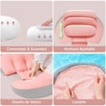 thumbnail image 3 of Almohada de Embarazo Mujer Maternidad con Cintura Ajustable para Dormir, Almohada Corporal Portátil con Funda Algodón Extraíble Lavable Transpirable, Cojín Apoyo para Espalda Pierna, Regalo Nueva Mamá, 3 of 6