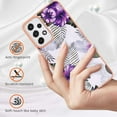 thumbnail image 2 of Allytech Case for Samsung Galaxy A33 5G Version, Galaxy A33 Cover, Slim and Light Weight TPU Impact Resistant Anti-Shock Scratch Free Back Shell for Samsung A33 5G, Purple Floral, 2 of 5