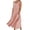 Pink, variant on WREESH Womens Summer Maxi Dresses Fashion Casual Solid Color Sleeveless Cotton Linen Long Dress Light Blue