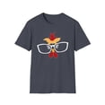 thumbnail image 2 of Chicken Glasses, Gildan Unisex Softstyle T-Shirt, Hen Graphic Tee, S-3XL, 2 of 5