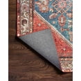 thumbnail image 4 of Loloi Layla LAY-10 Printed Marine / Clay Oriental Area Rug 18" x 18" Sample Swatch, 4 of 4