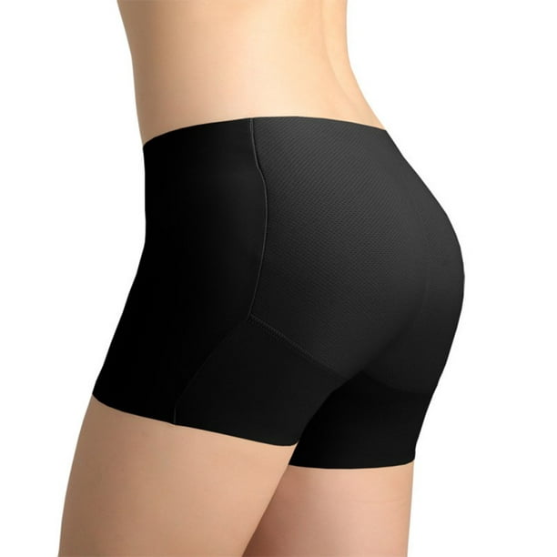 Women Abundant Buttocks Hip Pad Thickening Waist Boxer Briefs Ladies  Underwear Fake Butt Pad Hip Underwear Panties 