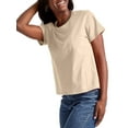 thumbnail image 3 of Hanes Essentials Women’s T-Shirt, 100% Cotton Classic-Fit Tee, 3 of 5