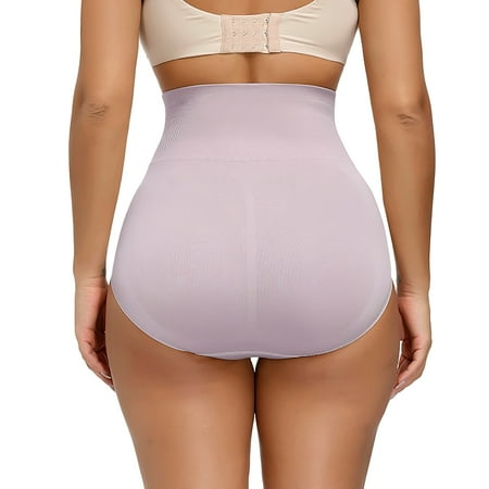 

WZHKSN Womens Solid Panty Pink No Trace Briefs 1-Pack