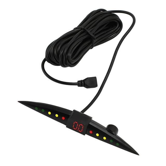 Car Parking Sensor Radars System, LED Display Reverse System with 4 Parking Sensors Distance Display, Warning Buzzer, 360 Monitoring
