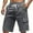 Dark Gray, variant on Men's Breathable Mesh Lined Shorts, Summer Running Shorts with Quick-Dry Tech & Multi-Pocket Design ,Black M