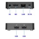 thumbnail image 2 of Q5 Mini Smart TV Box 2.4G/5G WIFI BT5.0 2G 8G 100M Android 10.0 TV BOX Media Player Allwinner H313 4K HDR EU PLUG, 2 of 5