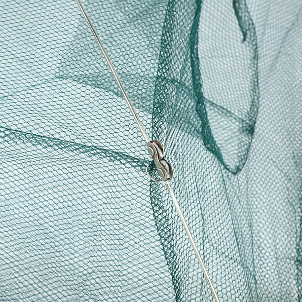 Portable Iron Fishing Net Diving Fish Net Cage Foldable Fish