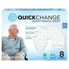 QuickChange Male Maximum Absorbency Incontinence Wrap, One-Size, 8 Count