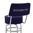 thumbnail image 6 of Stuckeys Watermark Padded Swivel Swivel Bar Stool with Back!, 6 of 6