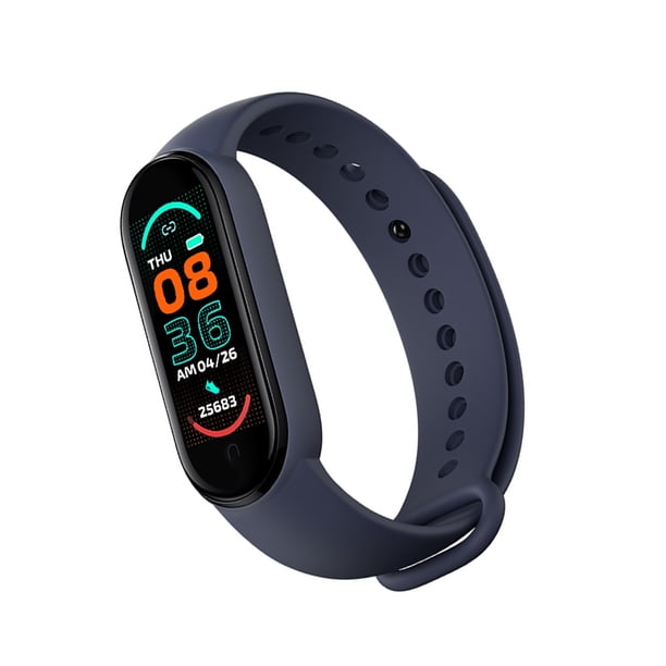 M6 Reloj De Pulsera Inteligente Portátil Reloj De Seguimiento Agua Reloj De Podómetro Con Pantalla A Color Con Frecuencia Cardíaca Presión Arterial Y Monitor De Sueño Para Hombres, Mujeres Y Niños Minnieouse EL013535-04