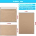 thumbnail image 2 of Blank Cards and Envelopes 4x6, 50 Pack Brown Blank Folded Greeting Cards and Envelopes Set with A4 Greeting Card Envelopes for DIY Greeting Cards, Thank You Cards, Invitations in All Occasions, 2 of 7