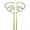 Gold, variant on SunniMix Monstera Shaped Portable Plant Support Stake for Balcony Indoor Outdoor Yard Gold