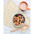 thumbnail image 3 of Orange Flower Leaf Dish Towels Set, Waffle Weave Kitchen Towels 4 Pieces, Botanical Plant Floral Tree Branch Microfiber Hair Face Bath Tea Towel Absorbent Quick Drying Cleaning Dish Cloths, 12"x12", 3 of 7