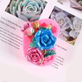 thumbnail image 3 of LCXmlly Moule à Fondant en Silicone Moules à Fondant de Qualité Alimentaire Résistant à la Chaleur Forme de Fleur de Rose Hortensia Réutilisable Décorations de Gâteau DIY, 3 of 5
