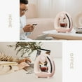 thumbnail image 6 of i Cafilas Single Serve Coffee Maker For KCup/Ground Coffee, MINI Q Americano 2 in 1 Coffee Machine Mini One Cup Coffee Brewer/Tea Maker With Coffee Filter/KCUP-Adapter, 4-8oz Brew Sizes, Pink, 6 of 18