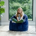 thumbnail image 5 of Big Joe Joey Junior Bean Bag Chair for Kids, 1.5 ft Plushie Lightweight Lounge Chair, Soft Polyester, Lilac Shadow, 5 of 7