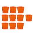 thumbnail image 4 of 12pcs Flowerpots y platillos bandejas suculentas plantador decorativo maceta HOMEMAXS 10958767-MX, 4 of 6