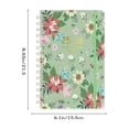 thumbnail image 3 of Personalizada Semanal y Mensual Planificador con Calendario Floral Diario, Plantilla de Tareas con Espacio para Ideas, Organizador de Horarios con Portada de Flores, Ajustable, Cuaderno de, 3 of 8