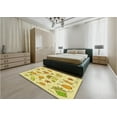 thumbnail image 4 of Ahgly Company Indoor Rectangle Patterned Orange Gold Area Rugs, 3' x 5', 4 of 6