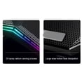 thumbnail image 2 of Xingzhi Home Office RGB Light Laptop Cooling Stand Notebook Computer Dual USB Adjustable Cooler Bracket Computers Accessories, 2 of 6