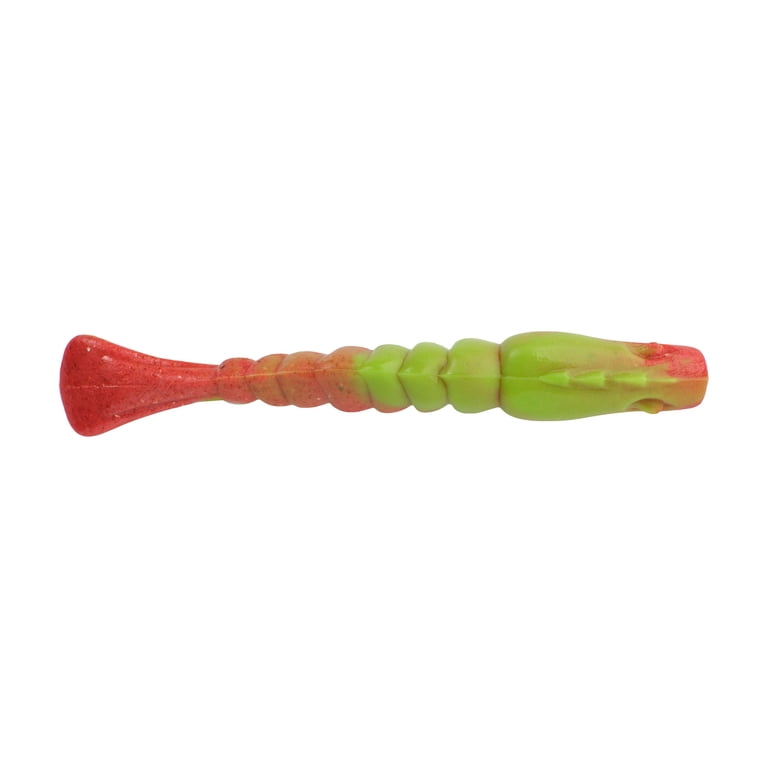 Berkley Gulp!® Saltwater Turbo Shrimp, 4 in, Nuclear Chicken