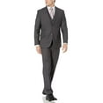 thumbnail image 6 of Caravelli Men's 60560 3-Piece Single Breasted Slim Fit Vested Suit. Medium Grey - 40R, 6 of 11