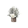 thumbnail image 2 of Hogar y jardín, Adornos decorativos, Centro de mesa navideño de tocón de madera, Decoración de mesa ideal para fiestas en casa y decoración de repisas de chimenea, Bonsái artificial de escritorio, 2 of 9