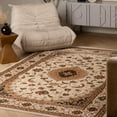 thumbnail image 3 of Rug Branch Traditional Persian  Beige Black Indoor Area Rug - 10x13, 3 of 8
