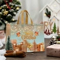 thumbnail image 5 of Taicans 12Pcs Large Non-Woven Christmas Gift Bags - Waterproof Holiday Tote Bags (12.99x9.84x6.69in),Foldable & Reusable for Party Favors,Shopping & Secret Santa Gifts, 5 of 6
