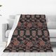 thumbnail image 1 of Balery Retro Floral Manta de Felpa Suave y Acogedora – Cobija de Franela Aterciopelada para Cama, Lavable y Cálida para Sofá, Mascotas, Transpirable-40"x30", 1 of 7