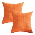 thumbnail image 2 of Spring Set Of 2 Corduroy Striped Cushion Covers 24x24 Inch Throw Pillow Covers For Living Room 24x24 In 2 Pack, 2 of 9