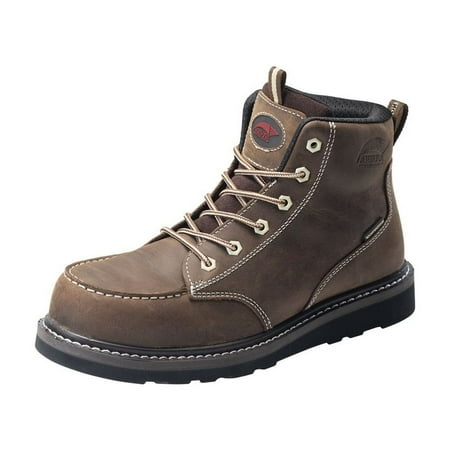

Avenger Work Boots Mens Wedge Lace Up Waterproof Brown A7607