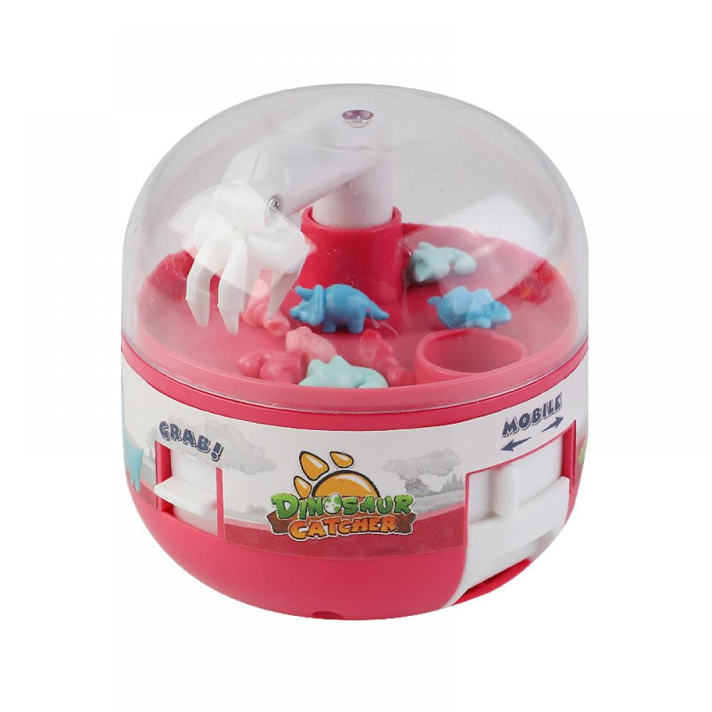Mini Claw Machine Toys for Kids & Adults with Mini Dinosaur Figures Claw Machine Prizes, Mini