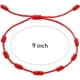 thumbnail image 2 of 6 Piezas Pulseras de Hilo Rojo Pulsera de Cordón Rojo Pulsera de Hilo de Nudo Rojo Ajustable Amuleto para Protección, Mal de Ojo y Buena Suerte, 2 of 5