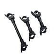 thumbnail image 2 of 3x Accesorio de conector para cochecito Juntas universales negras Seguridad duradera doble ajustable Portátil lado para carro infantil Hugo Conector de cochecito, 2 of 7