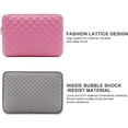 thumbnail image 4 of RAINYEAR 13 Inch Laptop Sleeve Diamond PU Leather Case Protective Shockproof Water Resistant Bag Compatible with 13.3 MacBook Air Pro Retina Touch Bar Surface for 13" Notebook Chromebook (Rose Red), 4 of 7