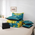 thumbnail image 5 of Erosebridal Twin Comforter Set,7 Pieces American Football Bedding Sets Twin Bed in a Bag with Reversible Football Bed Set,Sports Fan Comforter, Sheets, Pillowcases, 5 of 5