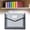 Black, variant on XaTanion Plastic Expandable File Organizer, A Size Document Folder without Divider, Thick Portable Storage Box for Home Office School (Black)