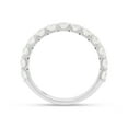 thumbnail image 6 of AFFY 1.20CT Moissanite Diamond Half Eternity Wedding Band Ring For Women in 10K Solid White Gold-9.5, 6 of 8