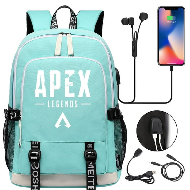 YOPTOP Étudiants APEX Legends Sac à Dos Port de Charge USB Sac de Jour Léger Sac de Voyage Sac à Dos Graphique