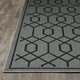 thumbnail image 4 of Loomaknoti Breyleigh Chendler 6' x 9' Grey Trellis Indoor Polypropylene Area Rug, 4 of 9