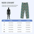 thumbnail image 2 of Mens Pajama Pants - Soft Sleep & Lounge Pants for Men, Tribal Fox Cuteness Casual PJ Bottoms Pants with Pockets, 2 of 5